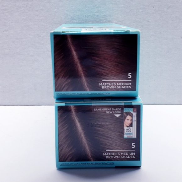 L'Oreal Paris Magic Root Rescue 10 min Hair Coloring Kit, 5 Midium Brown(2 pack) - Picture 7 of 10
